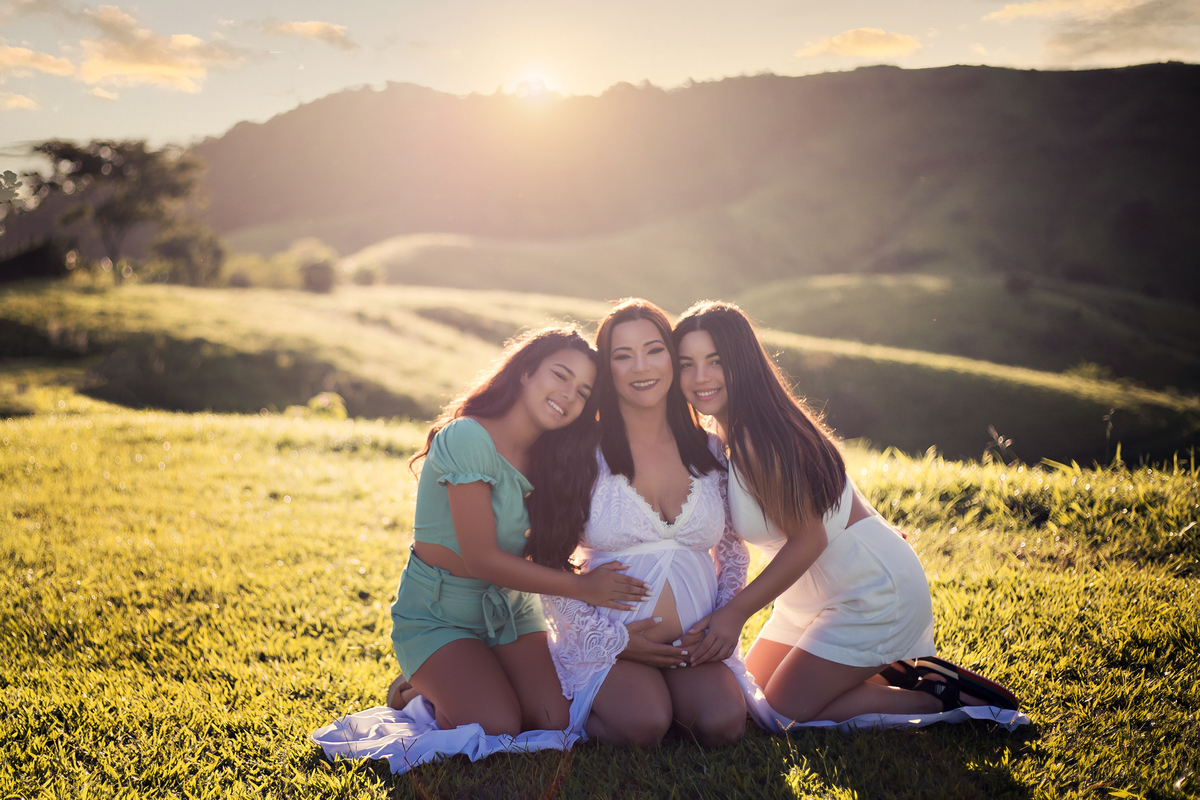 Ensaio Gestante no Mirante em Arrozal, à espera de Heitor.