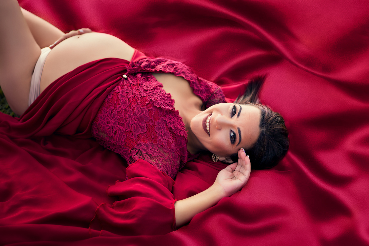 Ensaio Gestante no Mirante em Arrozal, à espera de Heitor.