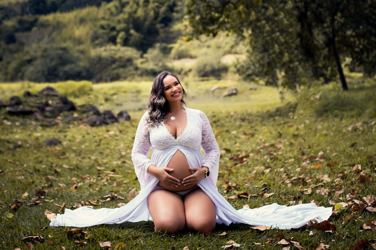 Ensaio gestante nas Ruínas de Rio Claro, à espera de Oliver.