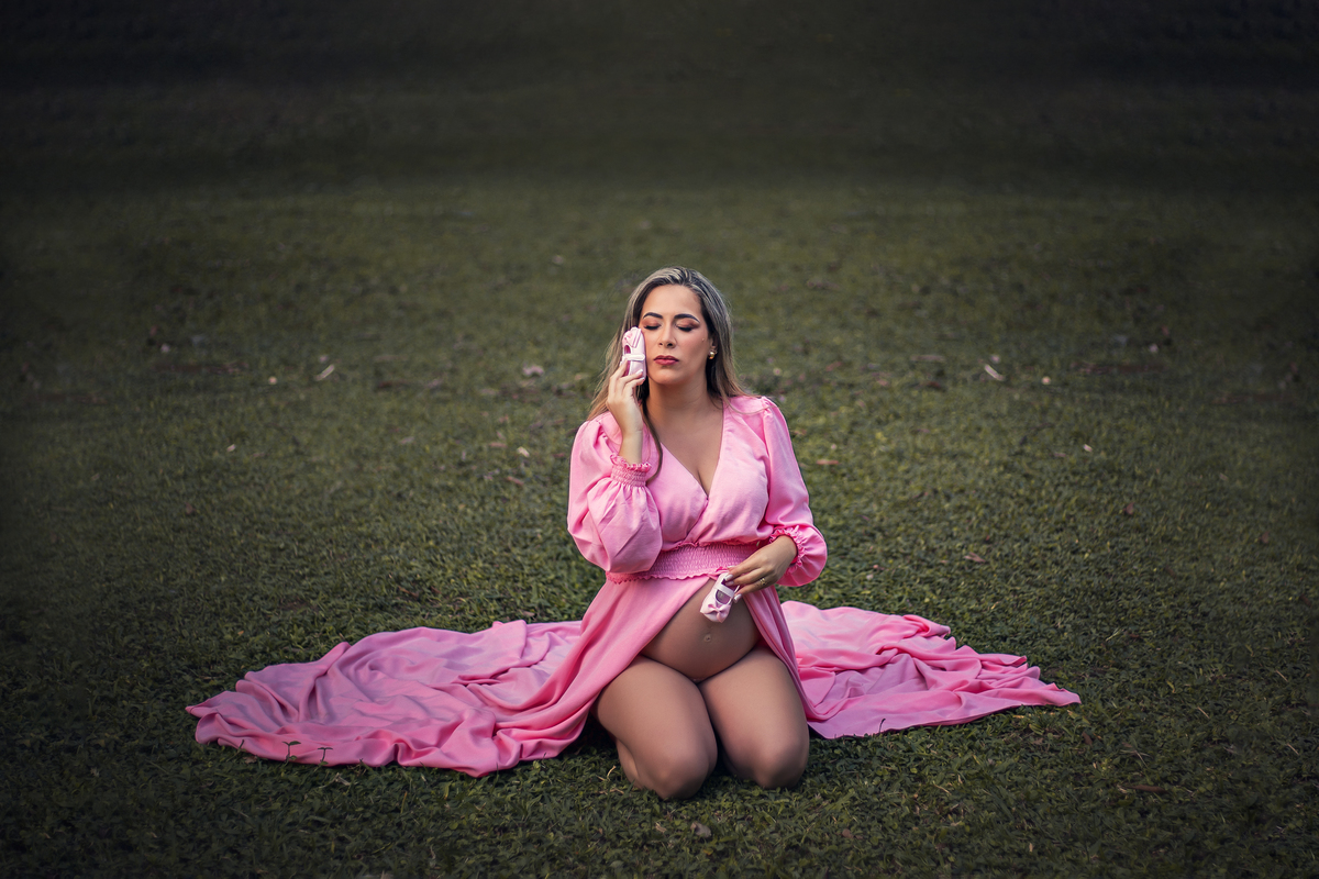 Ensaio Gestante na Fazenda Santana do Turvo, à espera de Helena.