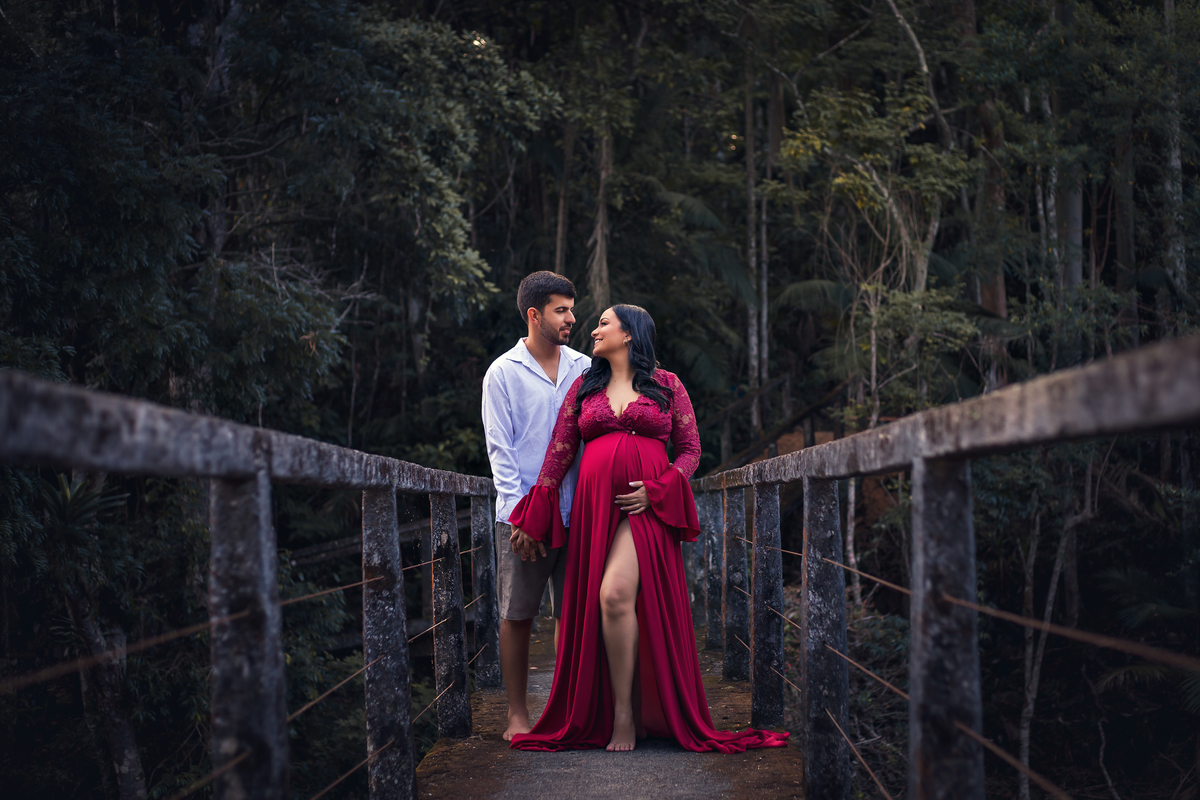 Ensaio Gestante no Rancho São Carlos, à espera de Bento Miguel.