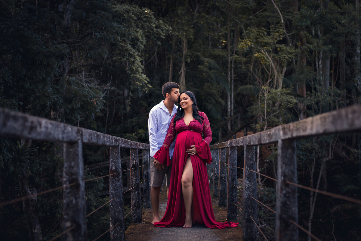 Ensaio Gestante no Rancho São Carlos, à espera de Bento Miguel.