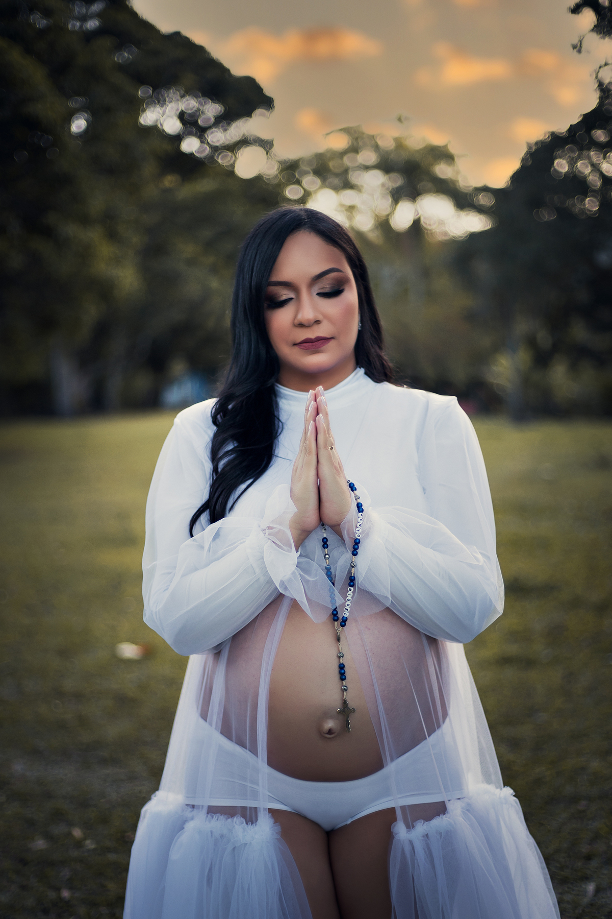 Ensaio Gestante no Rancho São Carlos, à espera de Bento Miguel.