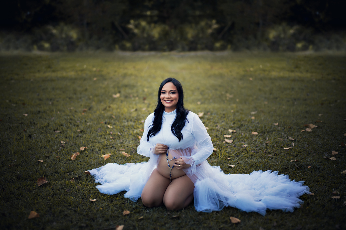 Ensaio Gestante no Rancho São Carlos, à espera de Bento Miguel.