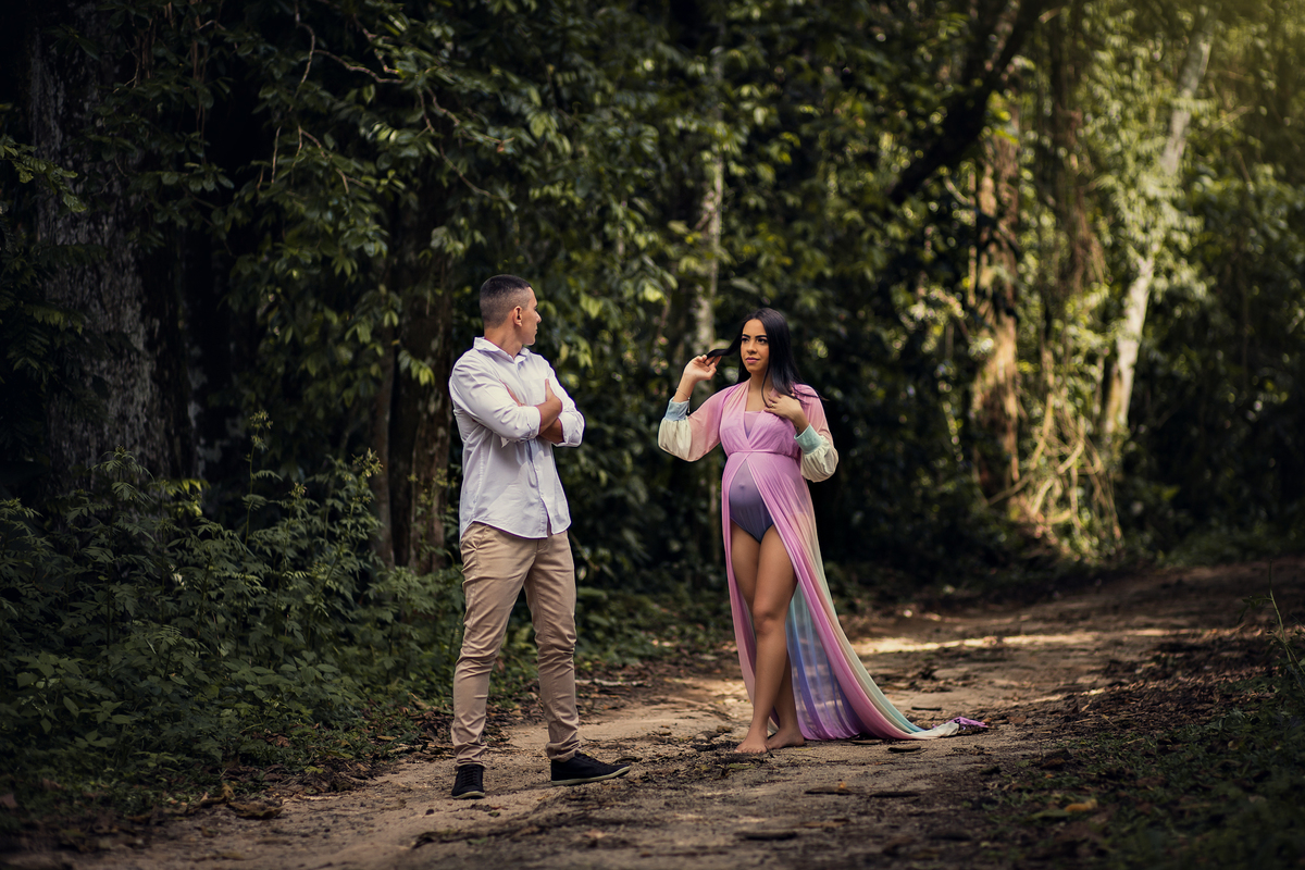 Ensaio Gestante nas Ruínas de Rio Claro, à espera da Sara.