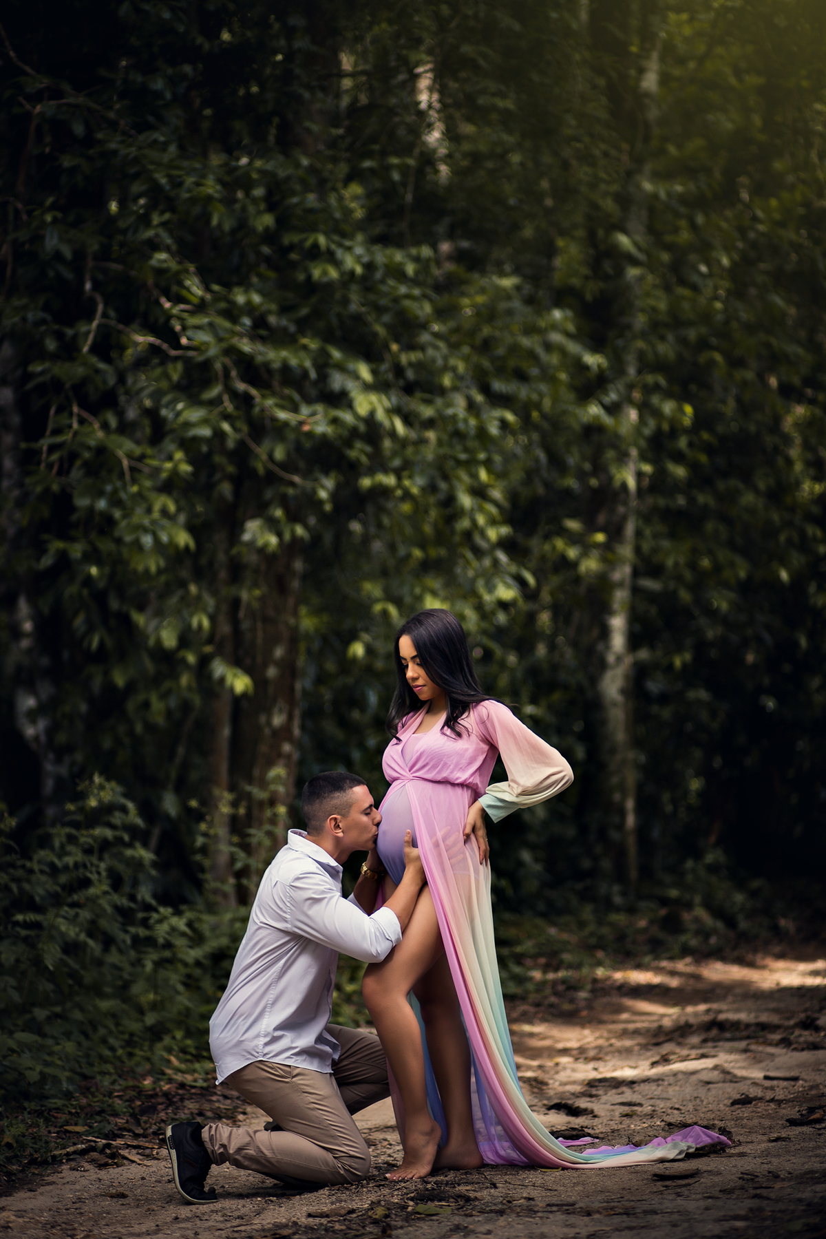 Ensaio Gestante nas Ruínas de Rio Claro, à espera da Sara.