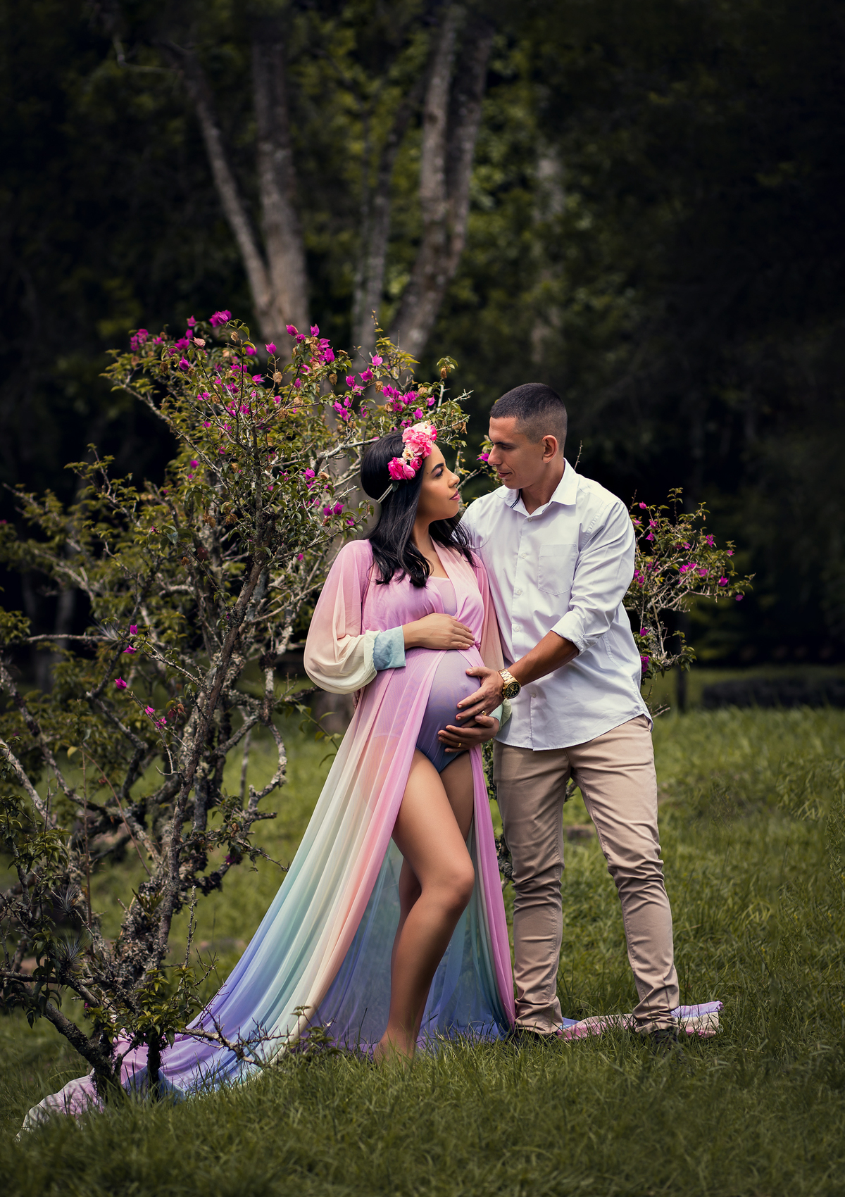 Ensaio Gestante nas Ruínas de Rio Claro, à espera da Sara.