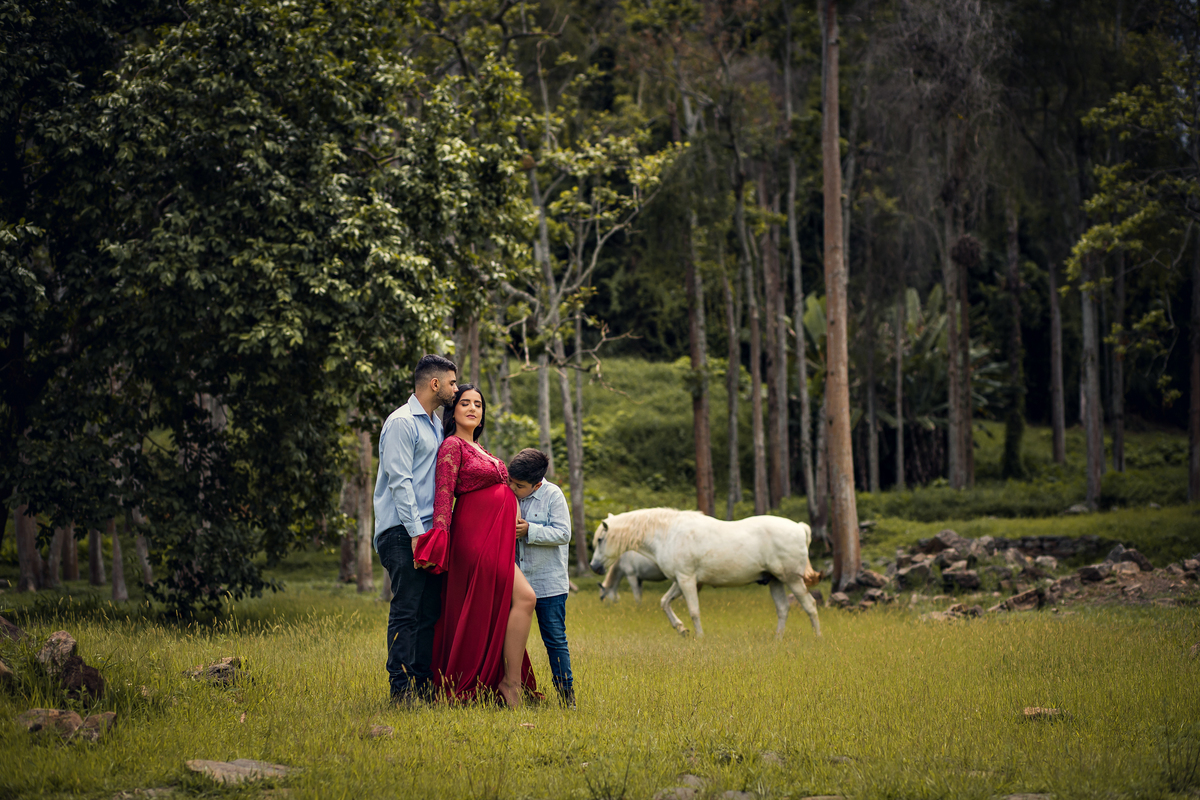Ensaio Gestante nas Ruínas de Rio Claro, à espera do Henrique.