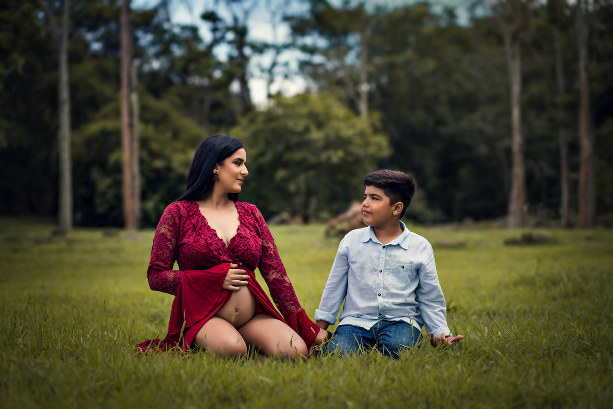 Ensaio Gestante nas Ruínas de Rio Claro, à espera do Henrique.