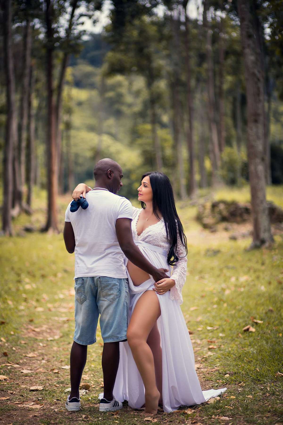 Ensaio Gestante nas Ruínas de Rio Claro, à espera do João Hélio.