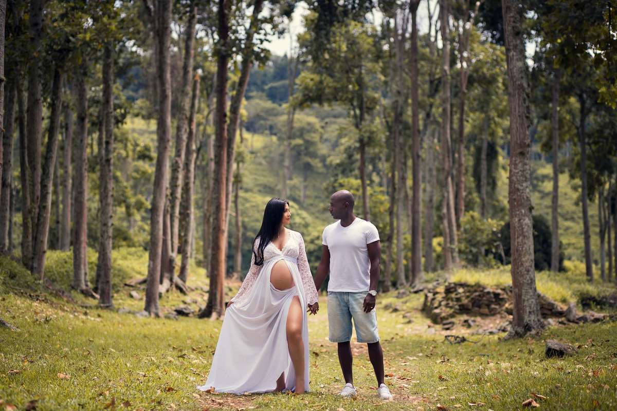 Ensaio Gestante nas Ruínas de Rio Claro, à espera do João Hélio.