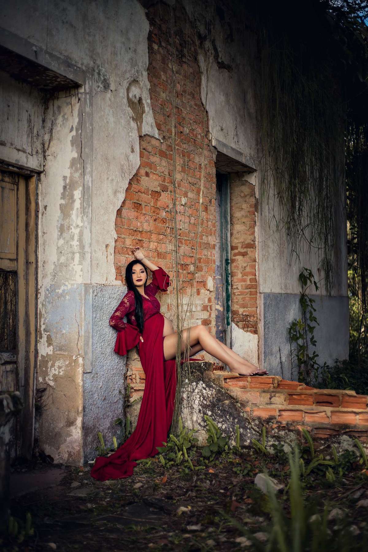 Ensaio Gestante nas Ruínas de Pinheiral, à espera do Theo.