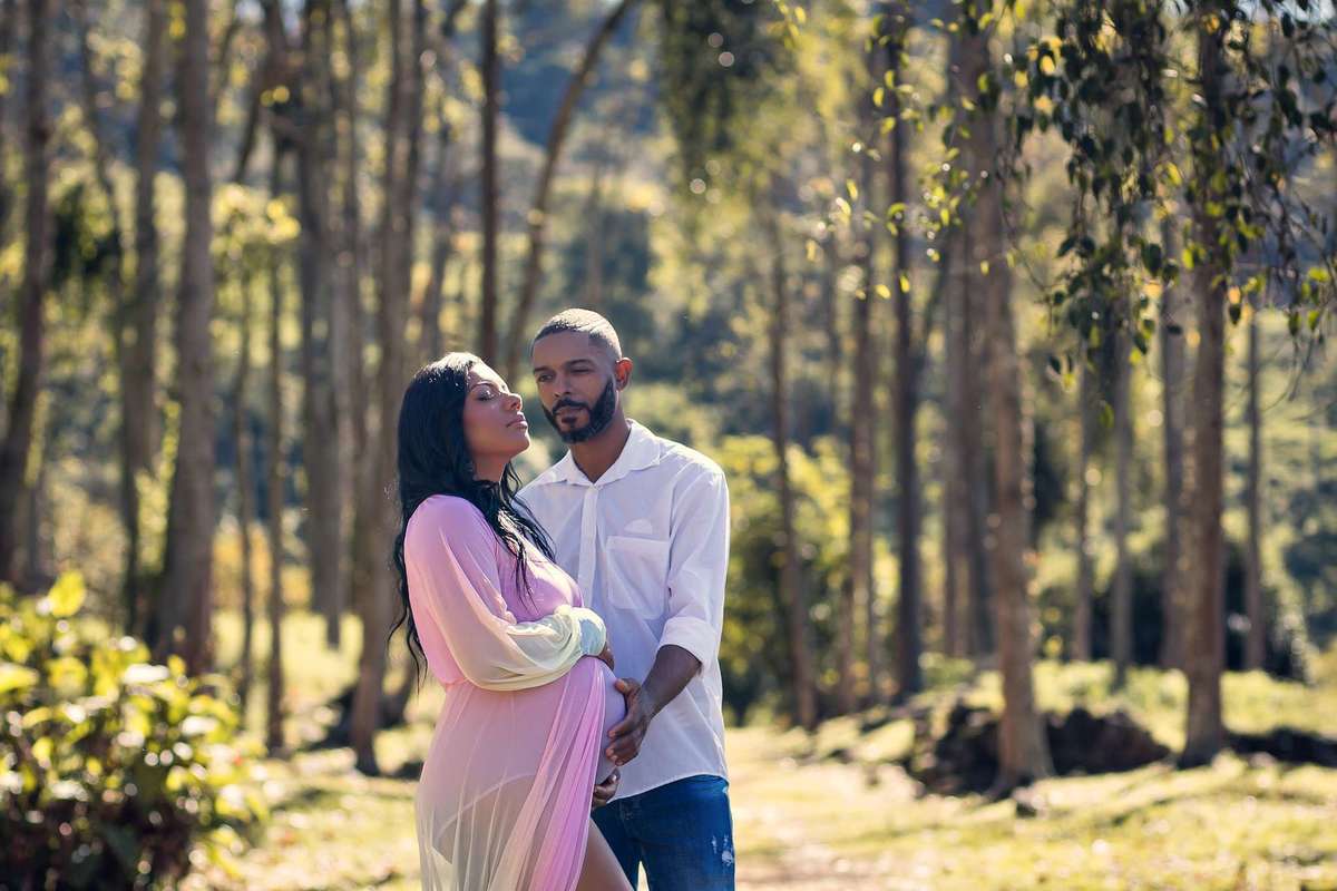 Ensaio Gestante nas Ruínas de Rio Claro, à espera do Heitor