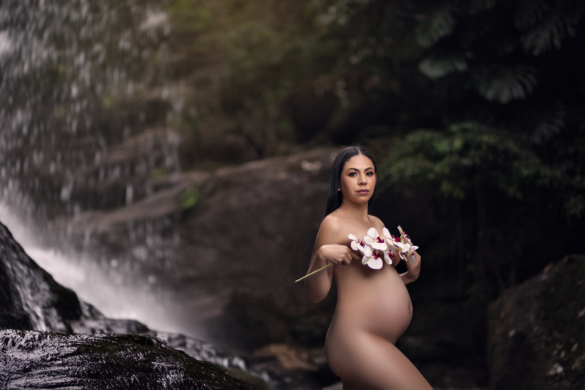 Ensaio Gestante na Serrinha do Alambary, à espera do Ravi.