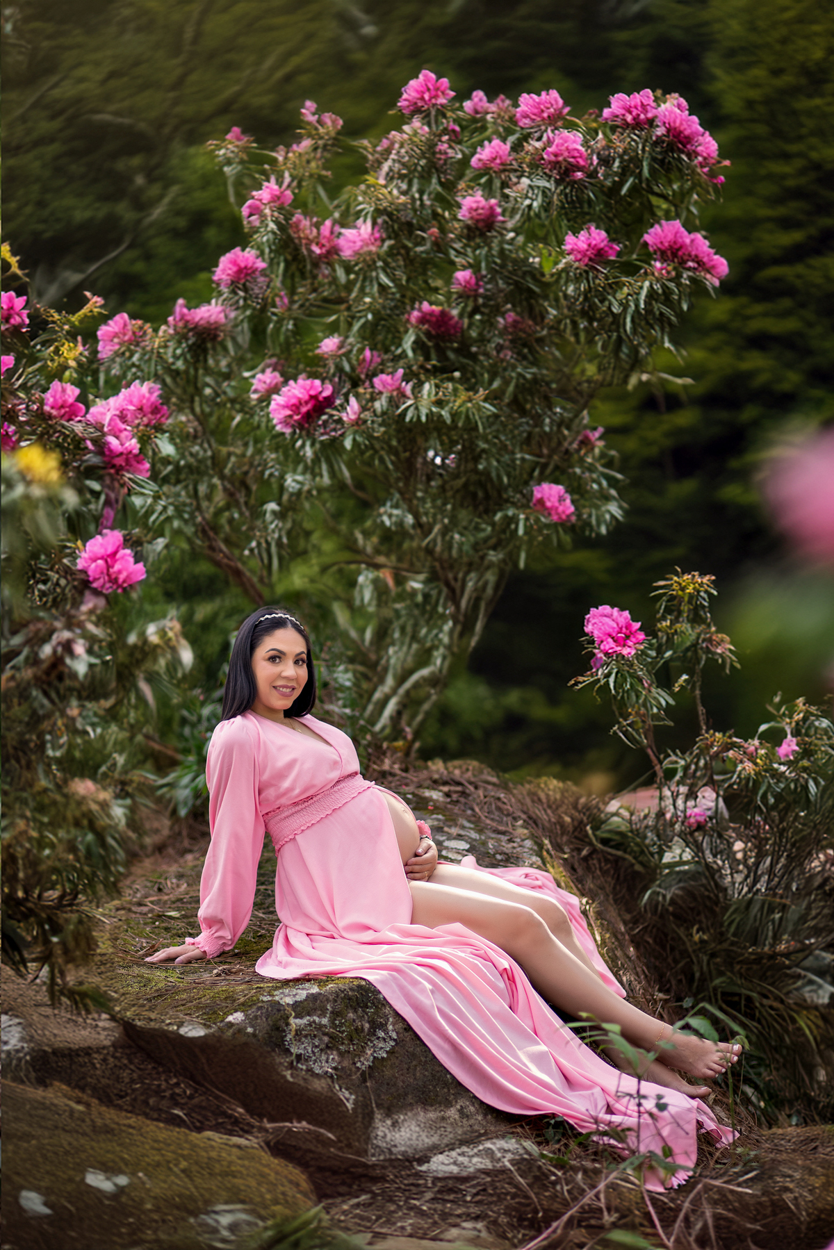 Ensaio Gestante na Serrinha do Alambary, à espera do Ravi.