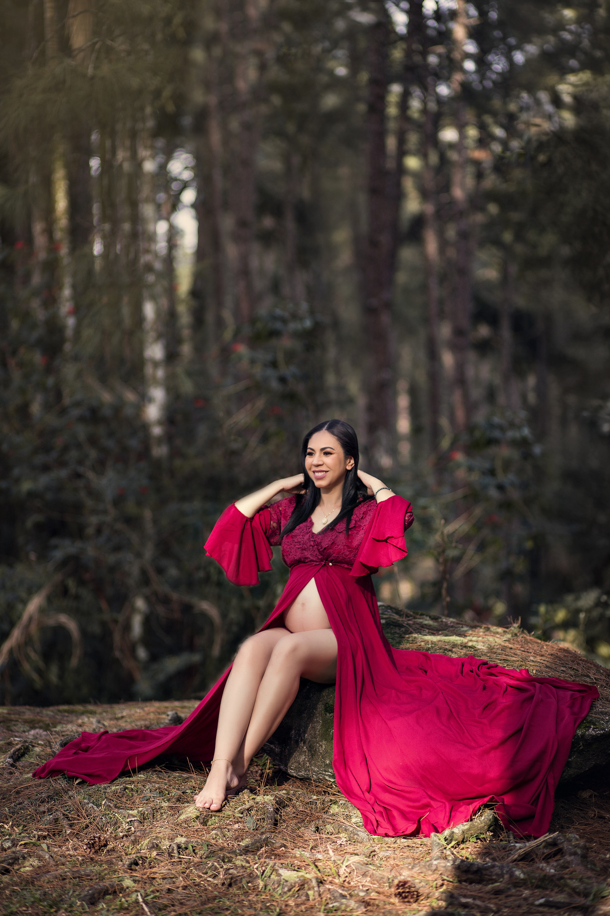 Ensaio Gestante na Serrinha do Alambary, à espera do Ravi.