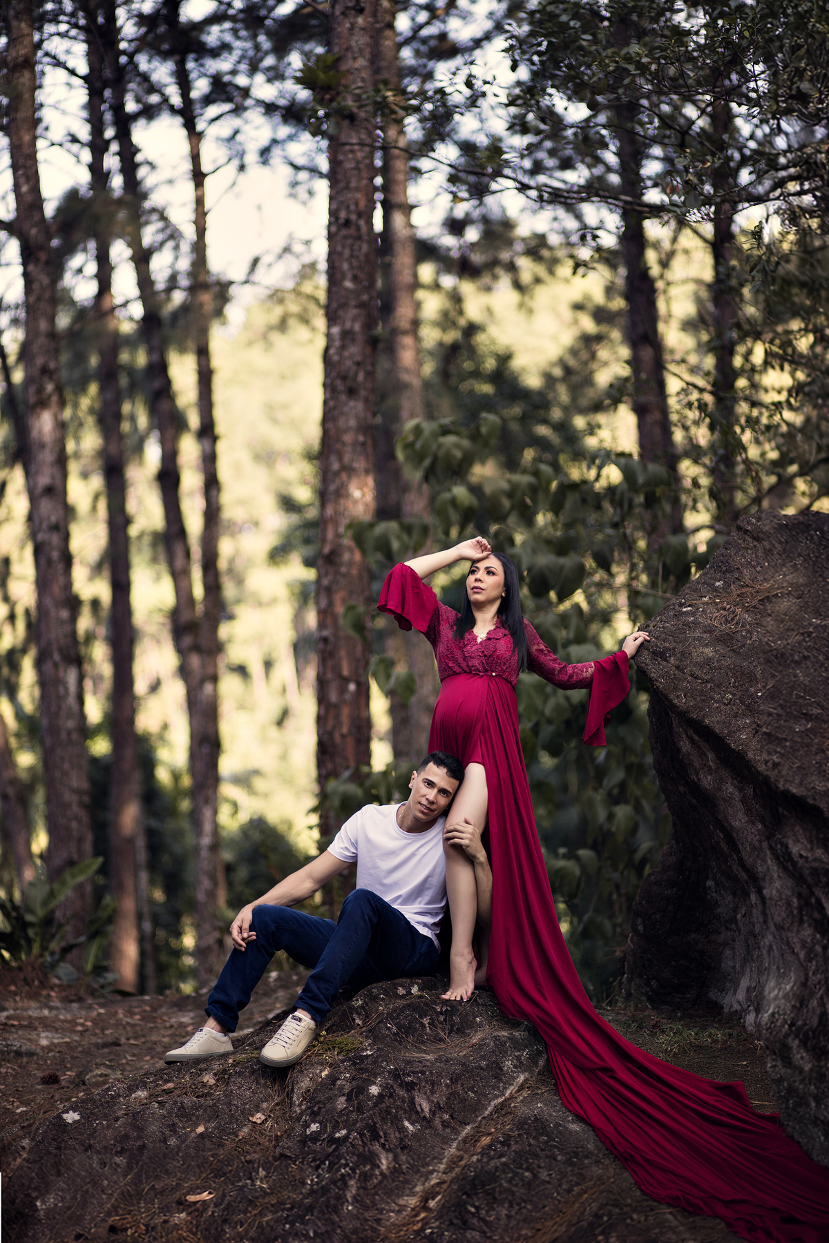 Ensaio Gestante na Serrinha do Alambary, à espera do Ravi.