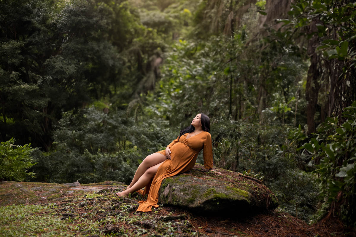 Ensaio Gestante na Serrinha do Alambary, à espera da Eloah.