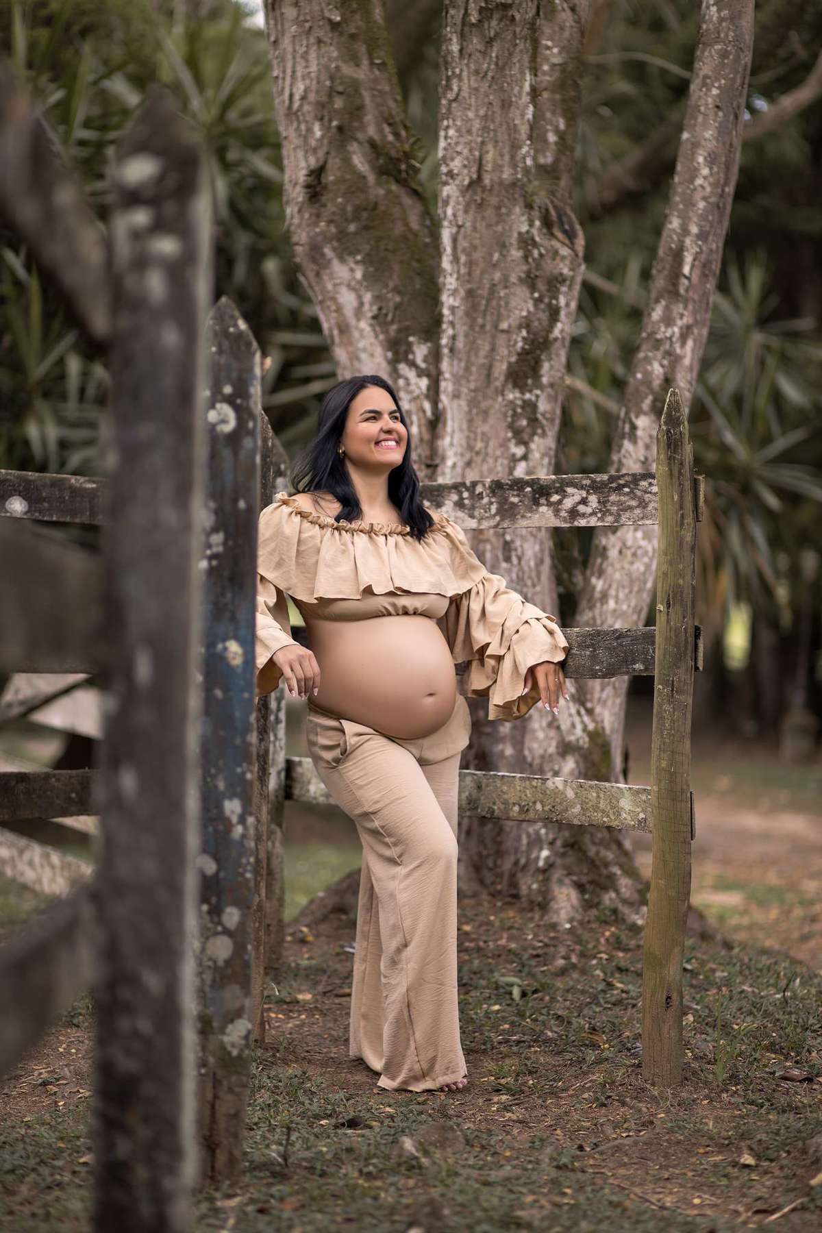 Ensaio Gestante na Fazenda Santana do Turvo, à espera do Lorenzo.