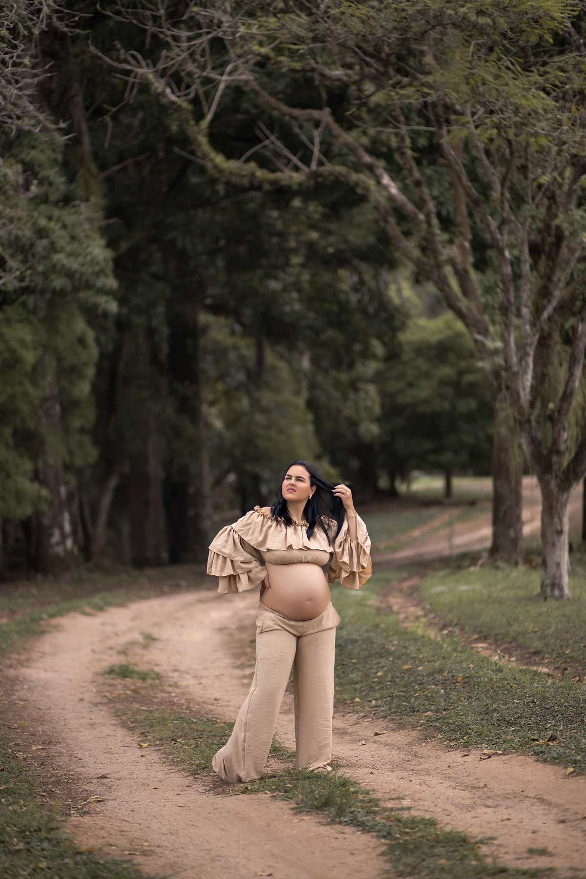 Ensaio Gestante na Fazenda Santana do Turvo, à espera do Lorenzo.