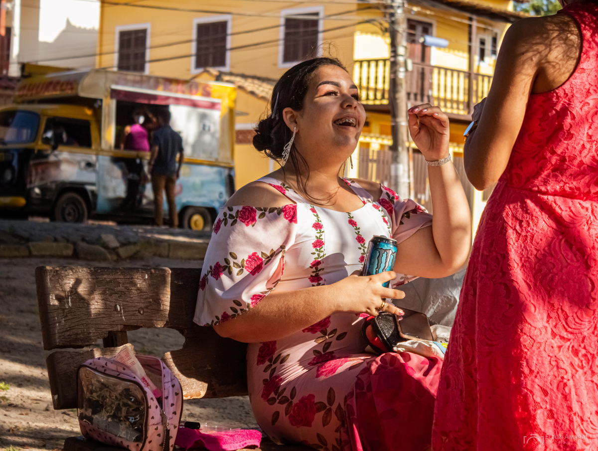 Vamos dar o zoom do noivo...