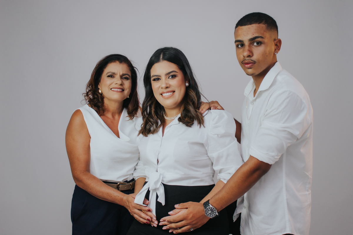 Ensaio de Dia das Mães em Estúdio em Matozinhos MG