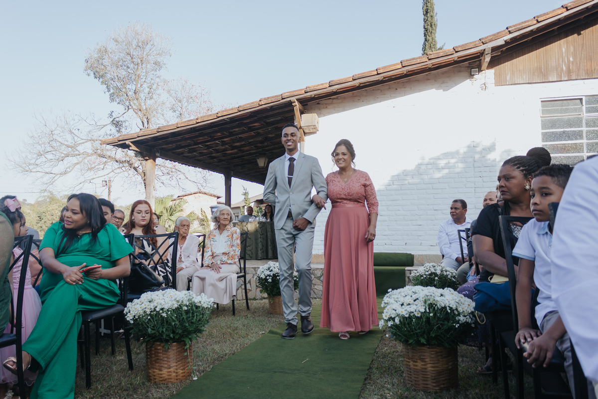 Casamento Religioso no Sítio Takuara em Aracás Matozinhos Capim Branco MG