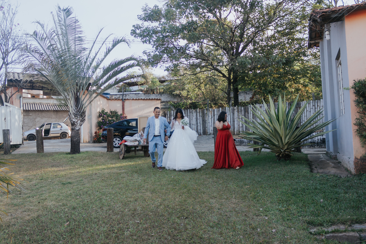 Casamento Religioso no Sítio Takuara em Aracás Matozinhos Capim Branco MG