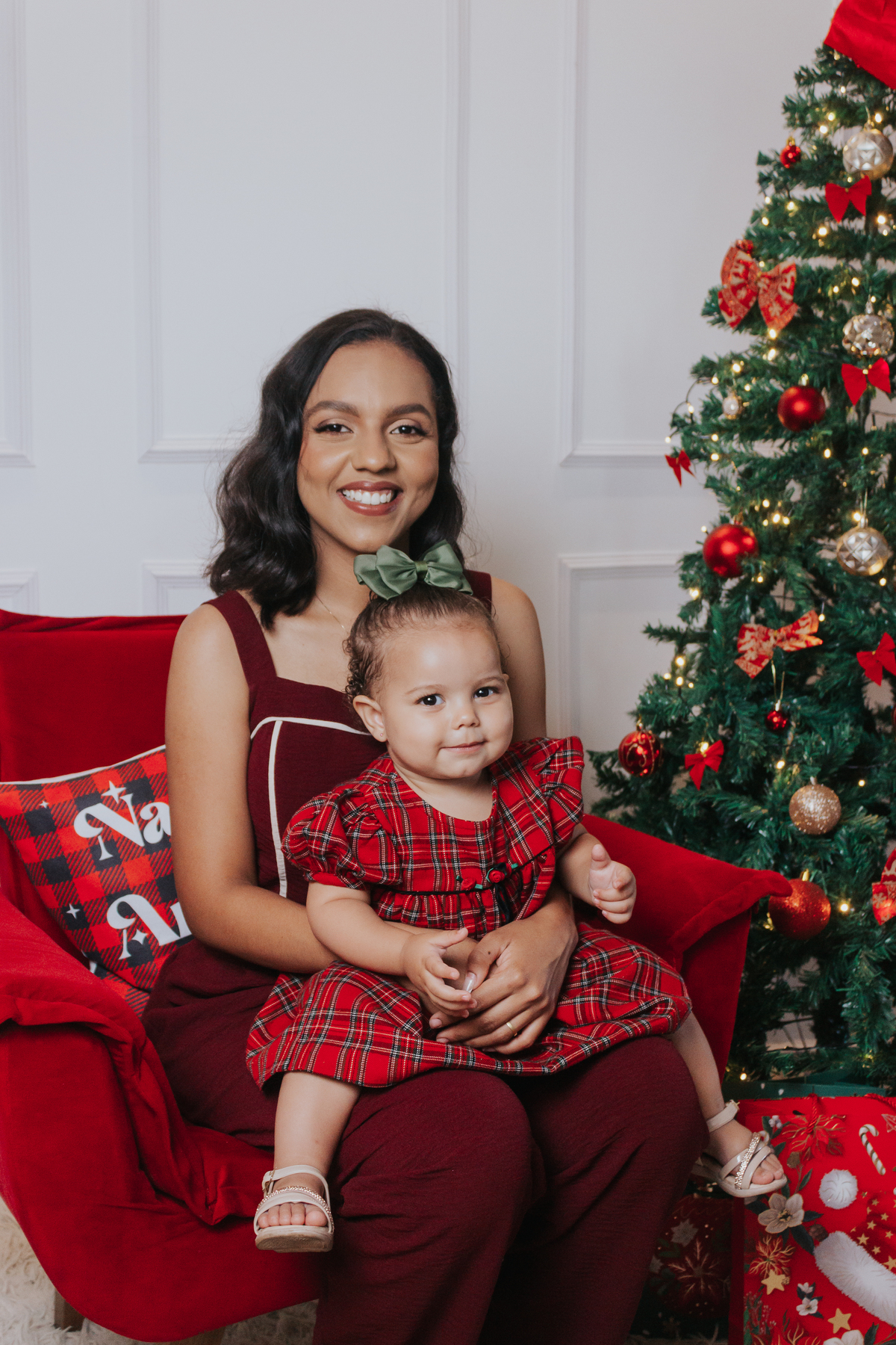 Ensaio de Natal em Estúdio em Matozinhos MG