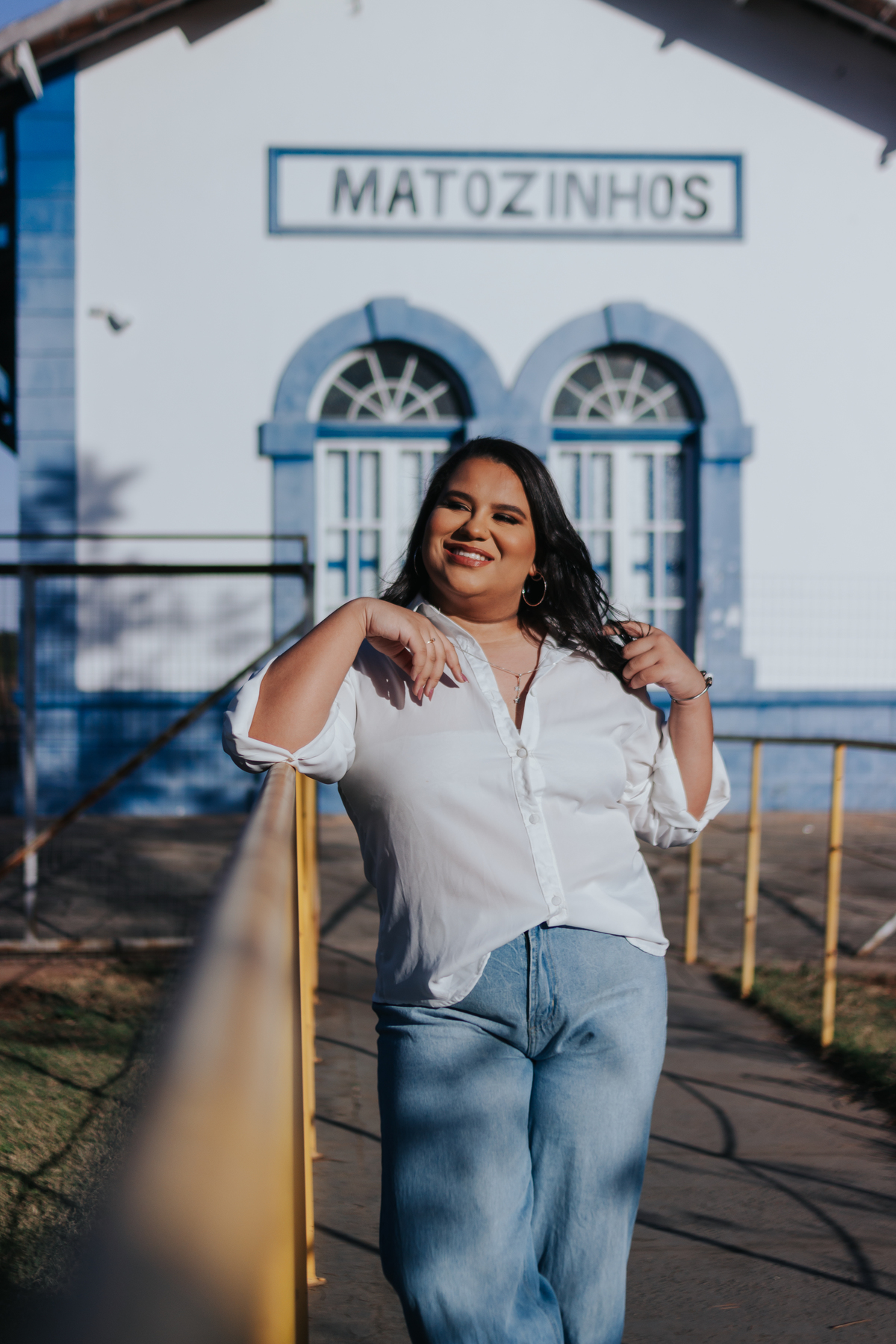 Ensaio de 15 Anos na Praça da Estação em Matozinhos MG