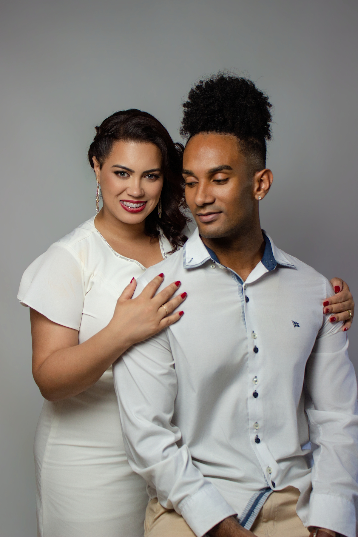 Ensaio de Casal em Estúdio em Matozinhos MG