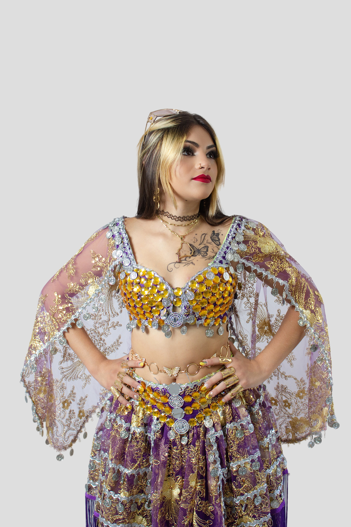 Ensaio de Aniversário de Cigana no Estúdio em Matozinhos MG