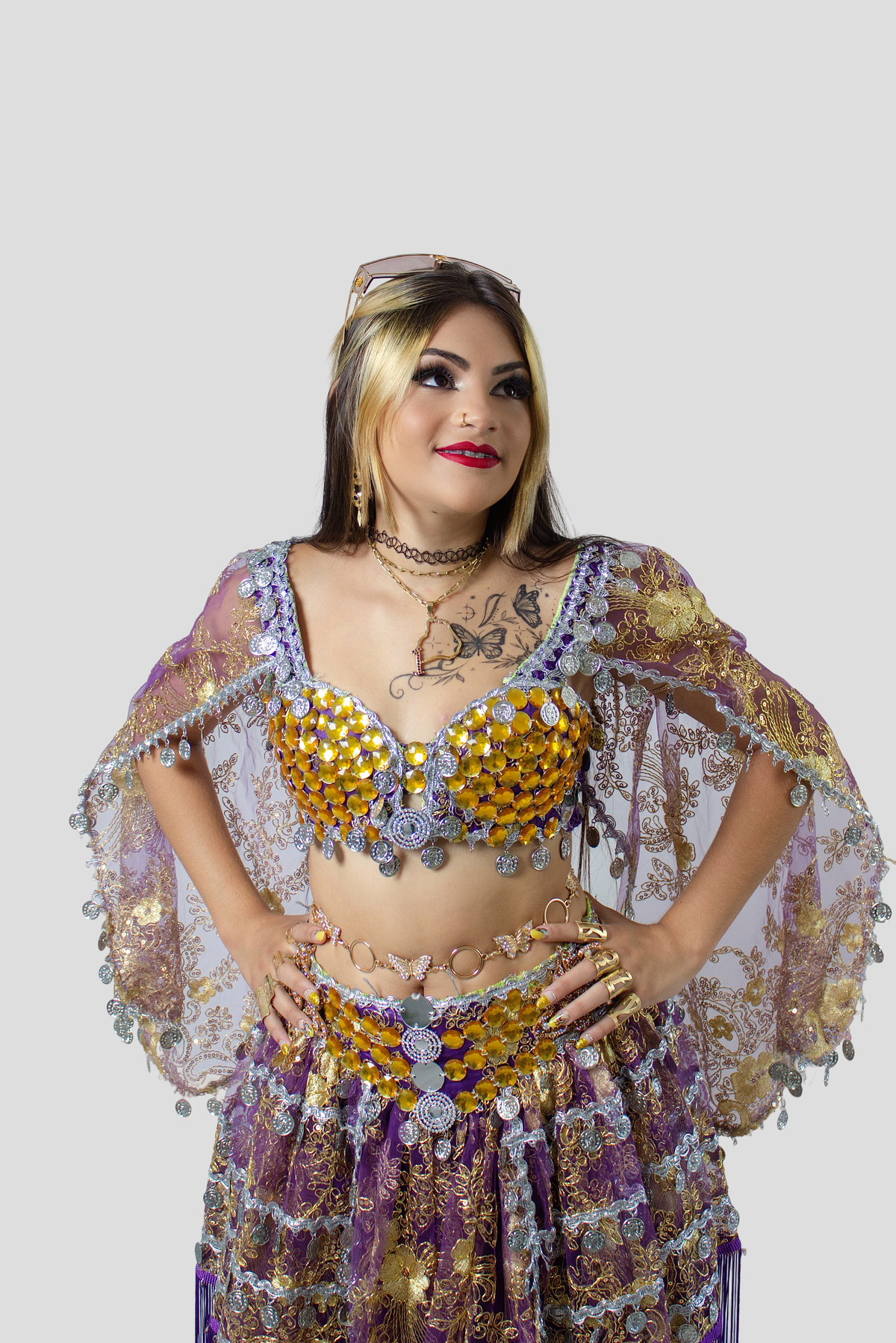 Ensaio de Aniversário de Cigana no Estúdio em Matozinhos MG