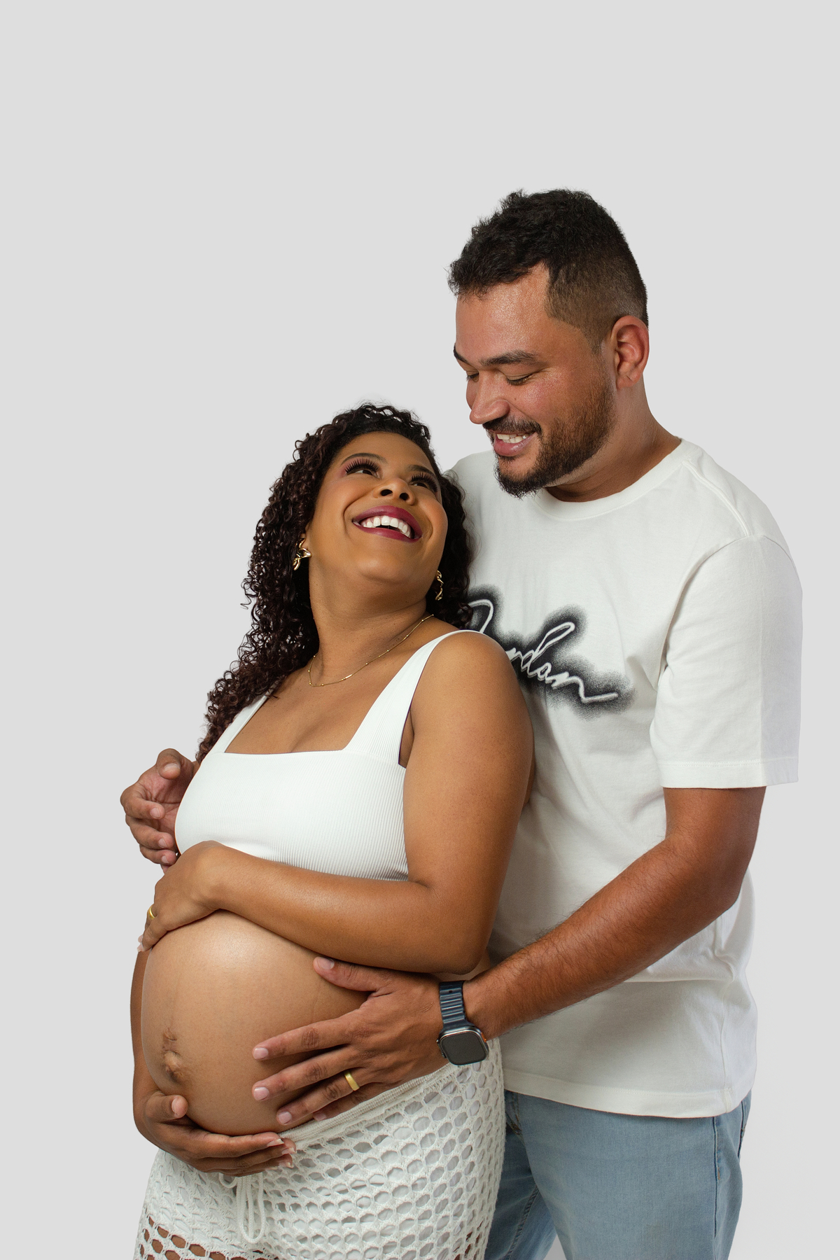 Ensaio de Gestante no Estúdio em Matozinhos MG