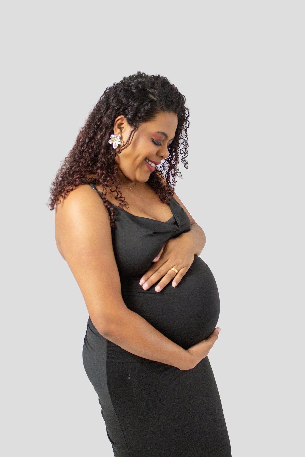 Ensaio de Gestante no Estúdio em Matozinhos MG