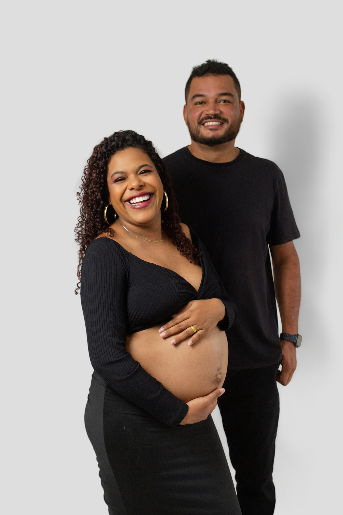 Ensaio de Gestante no Estúdio em Matozinhos MG