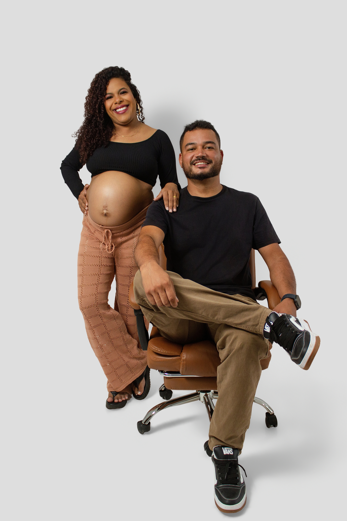 Ensaio de Gestante no Estúdio em Matozinhos MG