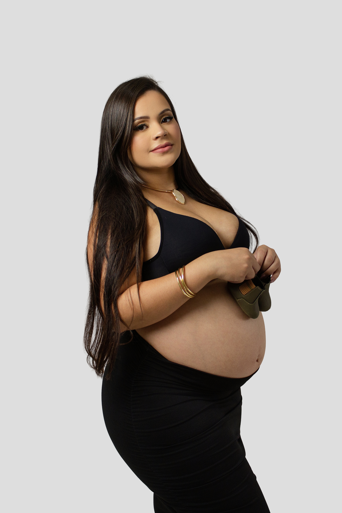 Ensaio de Gestante em Estúdio em Matozinhos MG