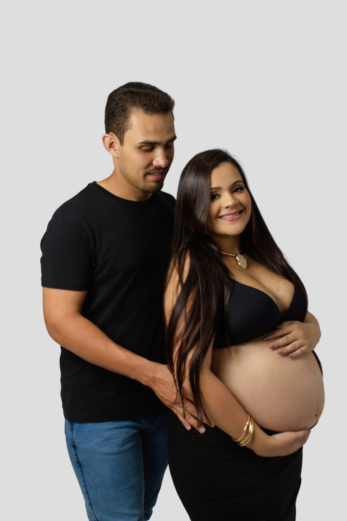 Ensaio de Gestante em Estúdio em Matozinhos MG