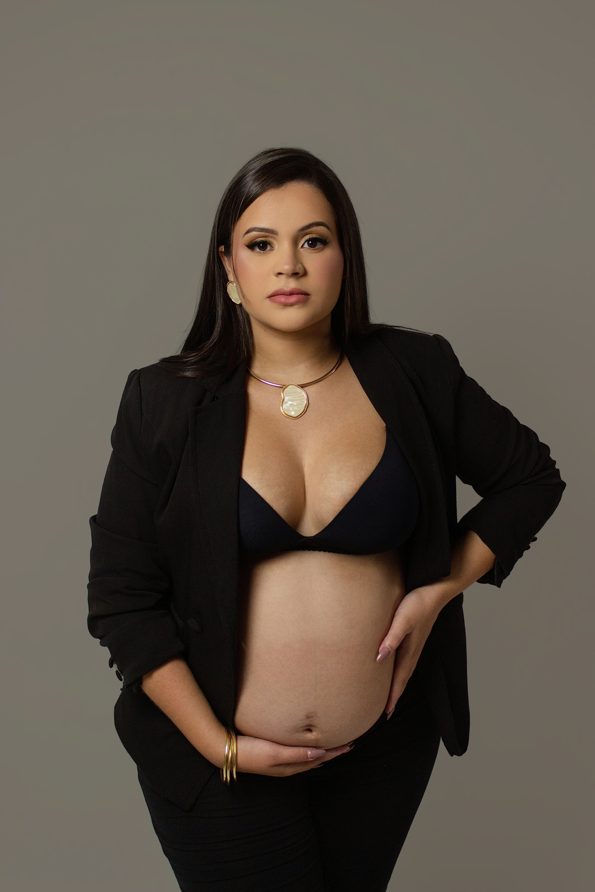 Ensaio de Gestante em Estúdio em Matozinhos MG