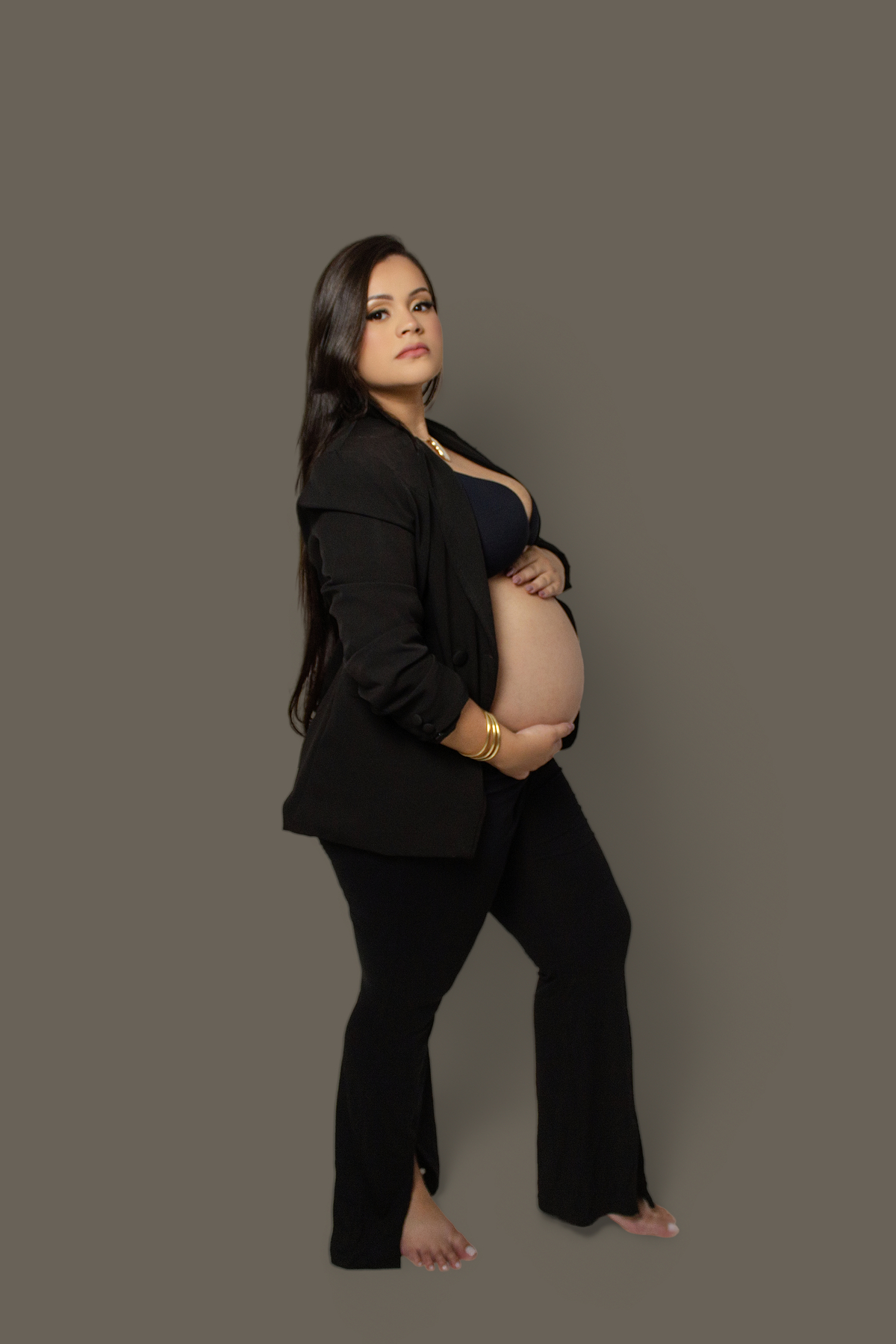 Ensaio de Gestante em Estúdio em Matozinhos MG