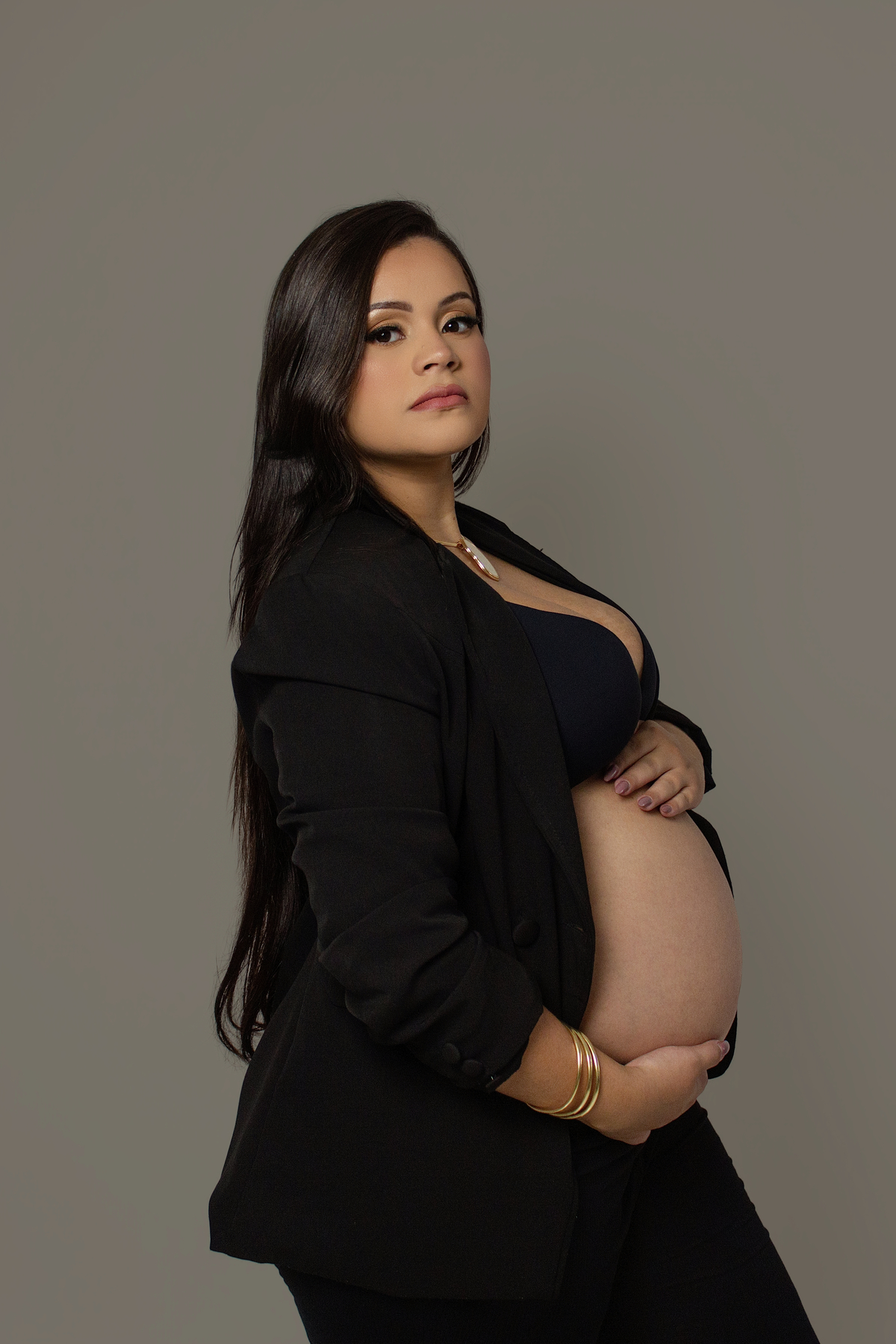 Ensaio de Gestante em Estúdio em Matozinhos MG