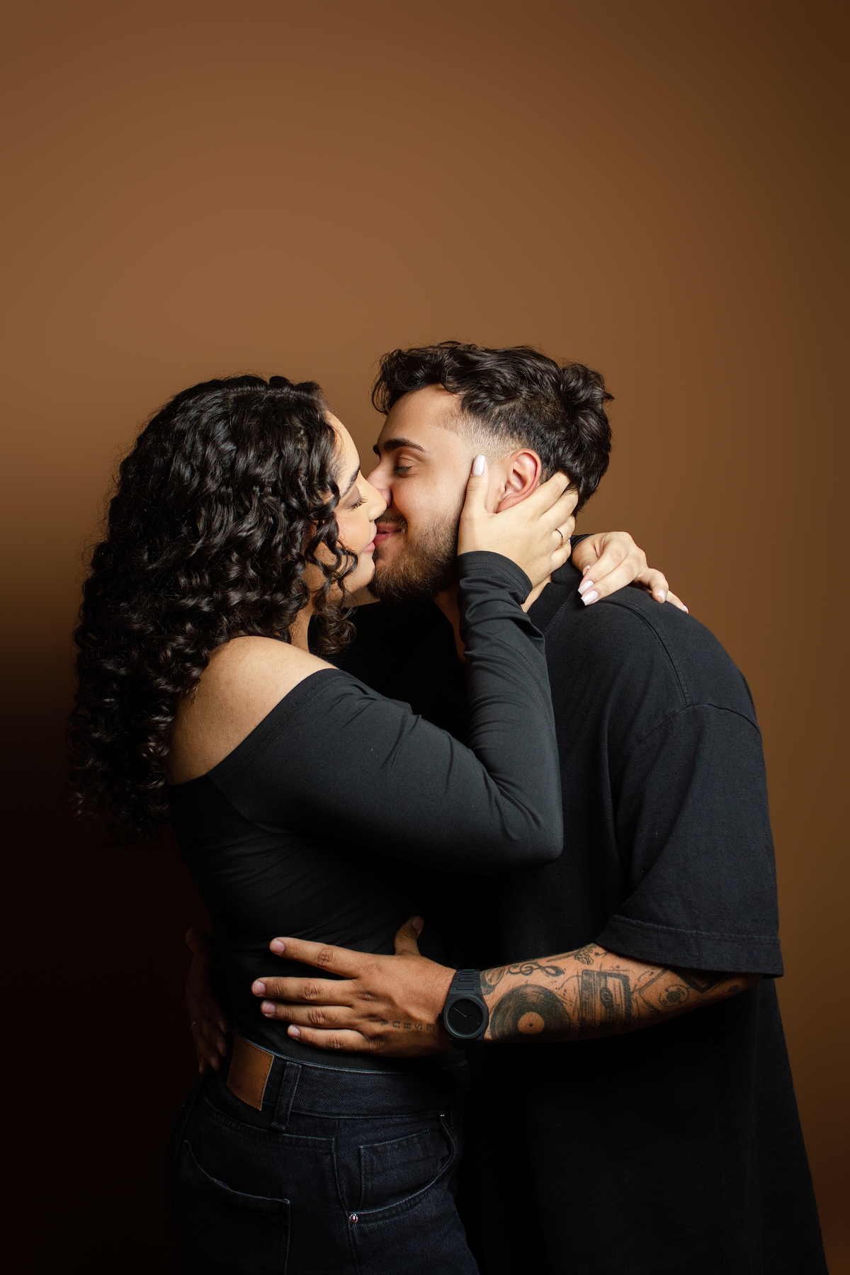 Ensaio de Casal Pré-Wedding no Estúdio em Matozinhos MG