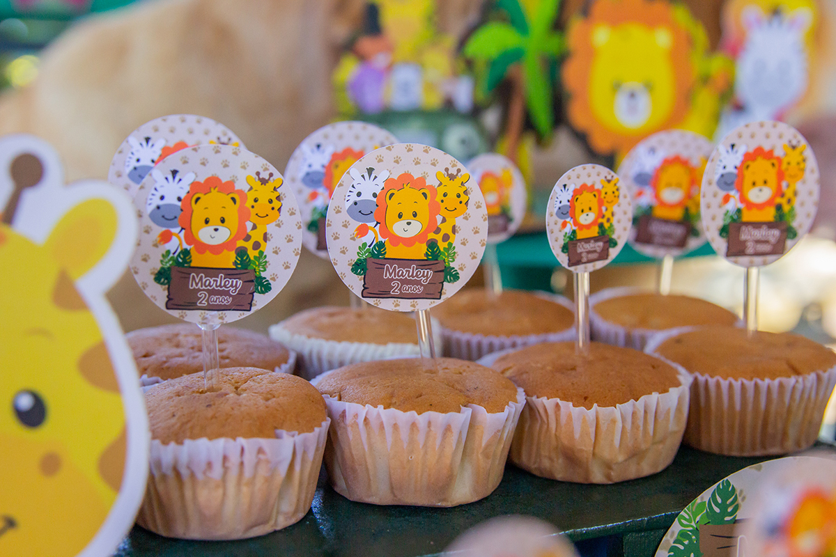 Decoração tema safari do marley 