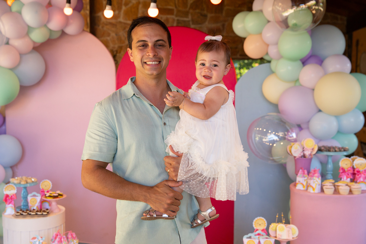 familiares com a aniversariante 