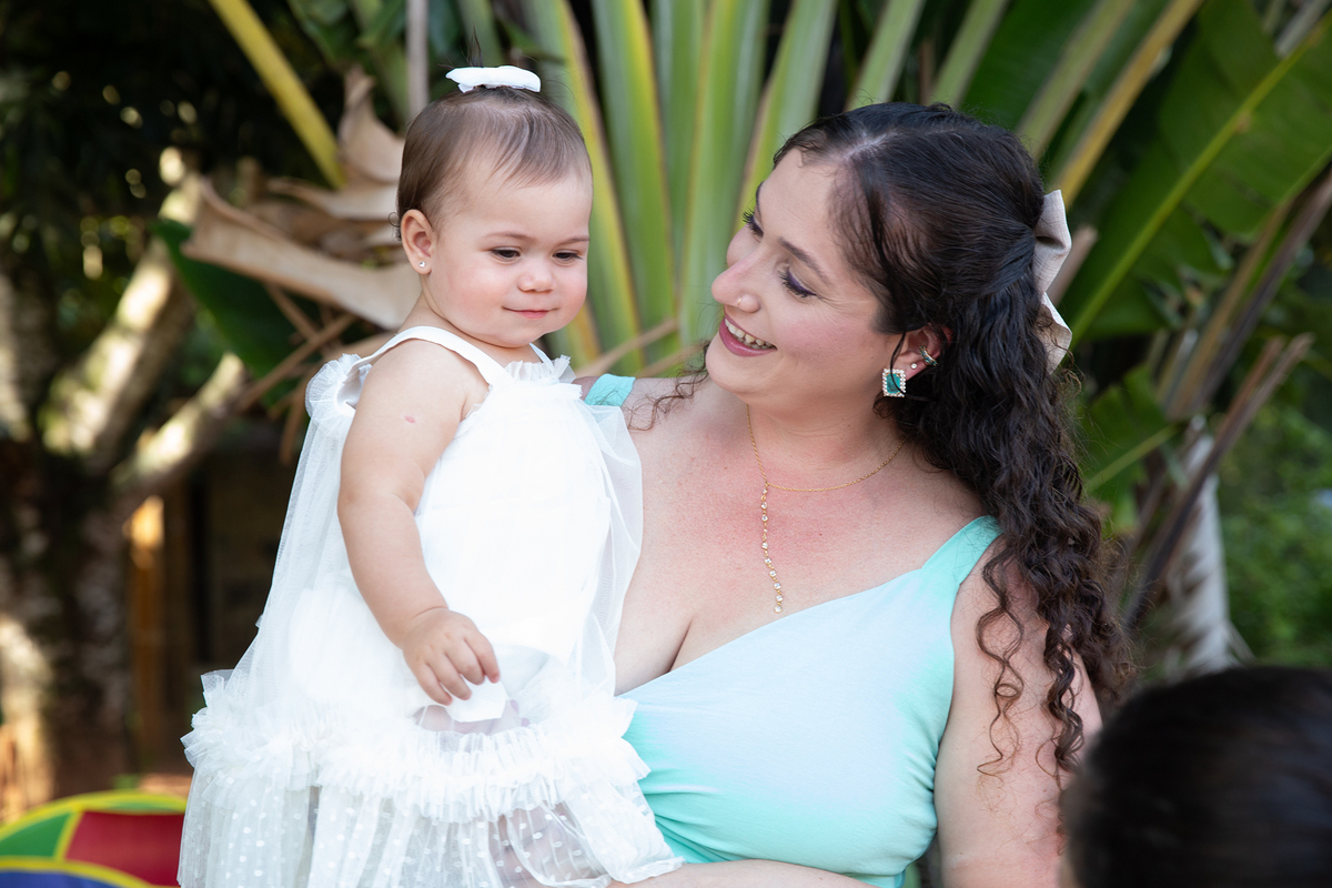 familiares com a aniversariante 