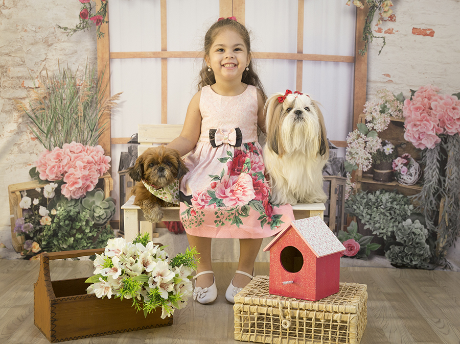 Ensaio Pet - Dia das Mães - Larissa, Mel e Cindy
