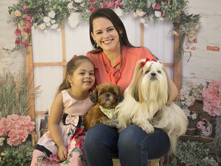 Ensaio Pet - Dia das Mães - Renata, Larissa, Mel e Cindy