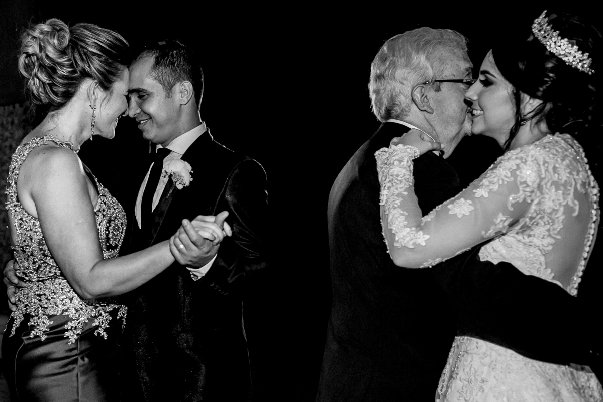 Momento lindo da valsa com os pais 