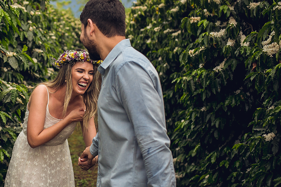 Noiva super espontânea 